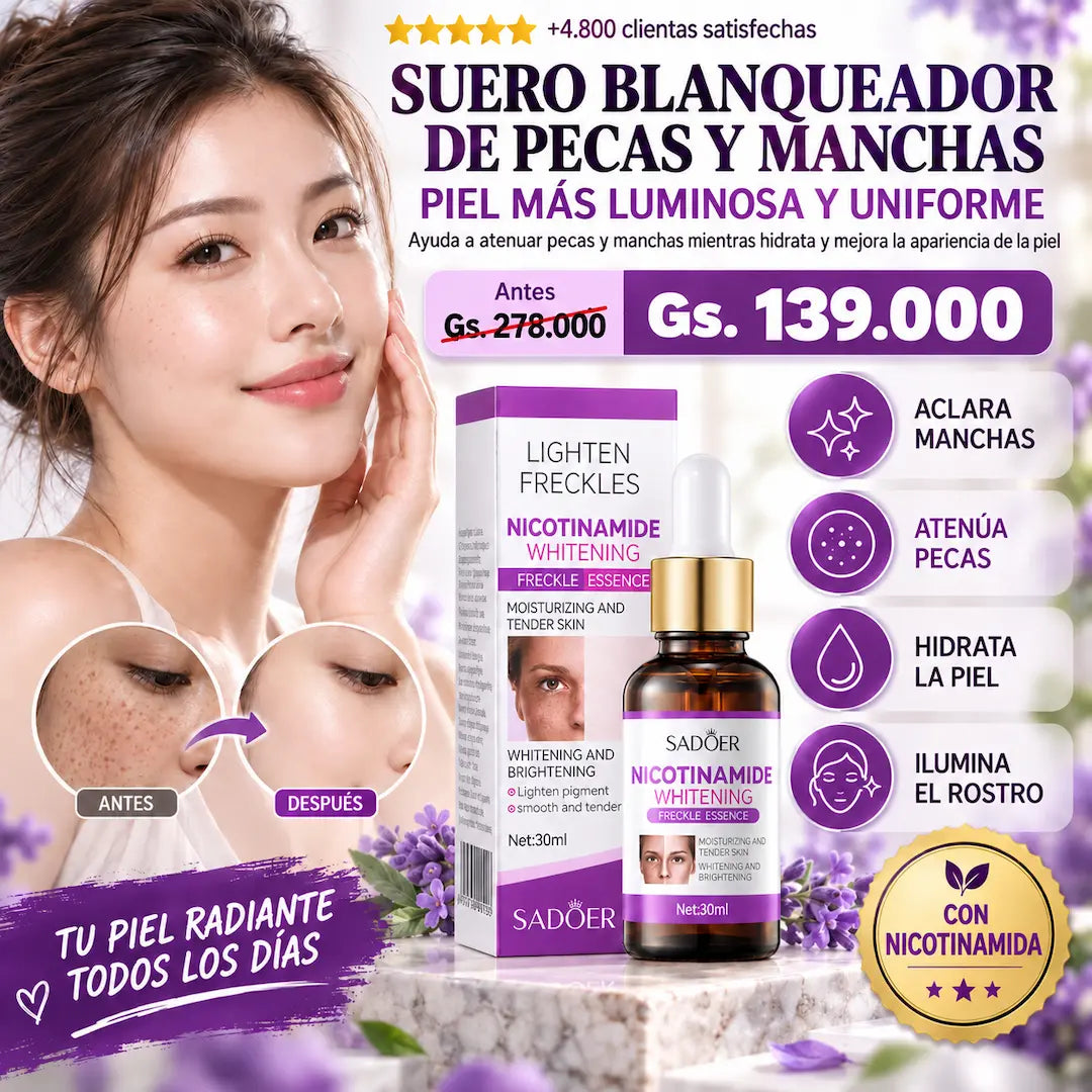 Serum para pecas y manchas