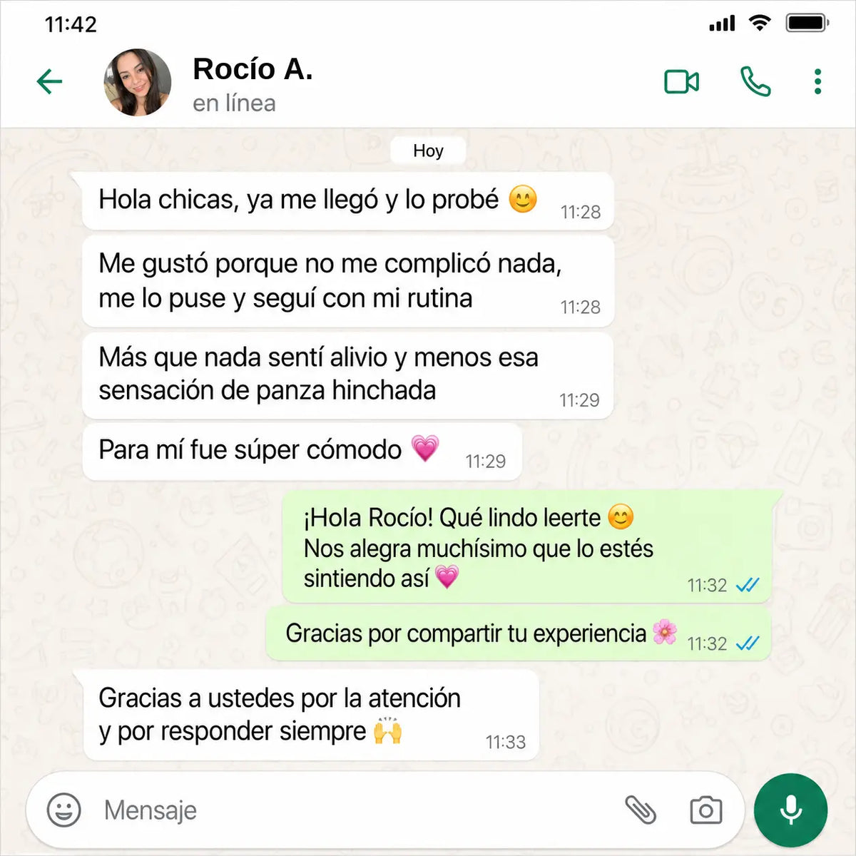 Experiencia de cliente con Desinflamax