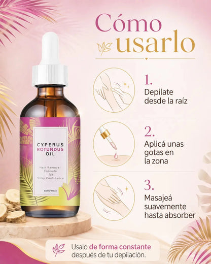 Aceite Cyperus rotundus - laser liquido - Bela