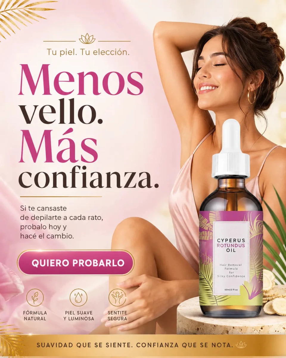 Aceite Cyperus rotundus - laser liquido - Bela