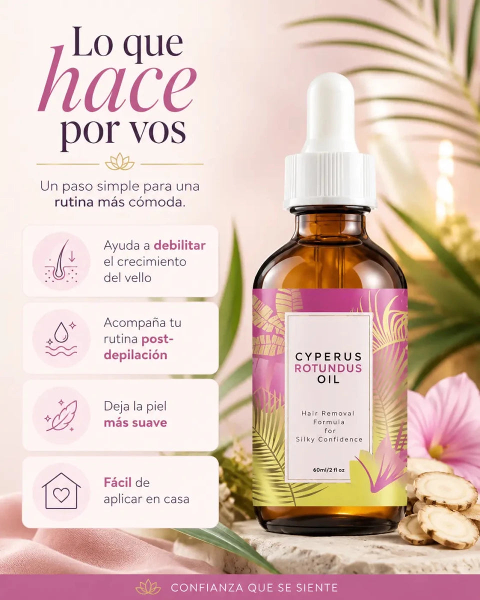 Aceite Cyperus rotundus - laser liquido - Bela