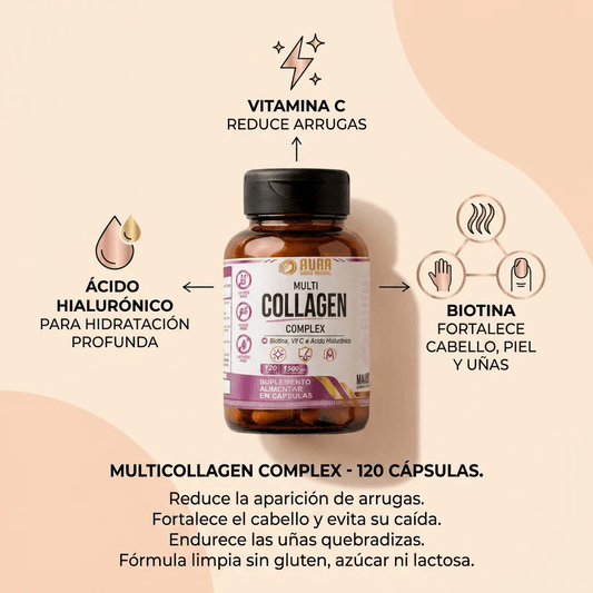 AURA Multicollagen Complex - 120 cáps. - Bela