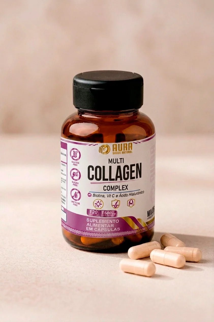 Frasco de Colágeno Complex 4 en 1 Aura Saúde Natural